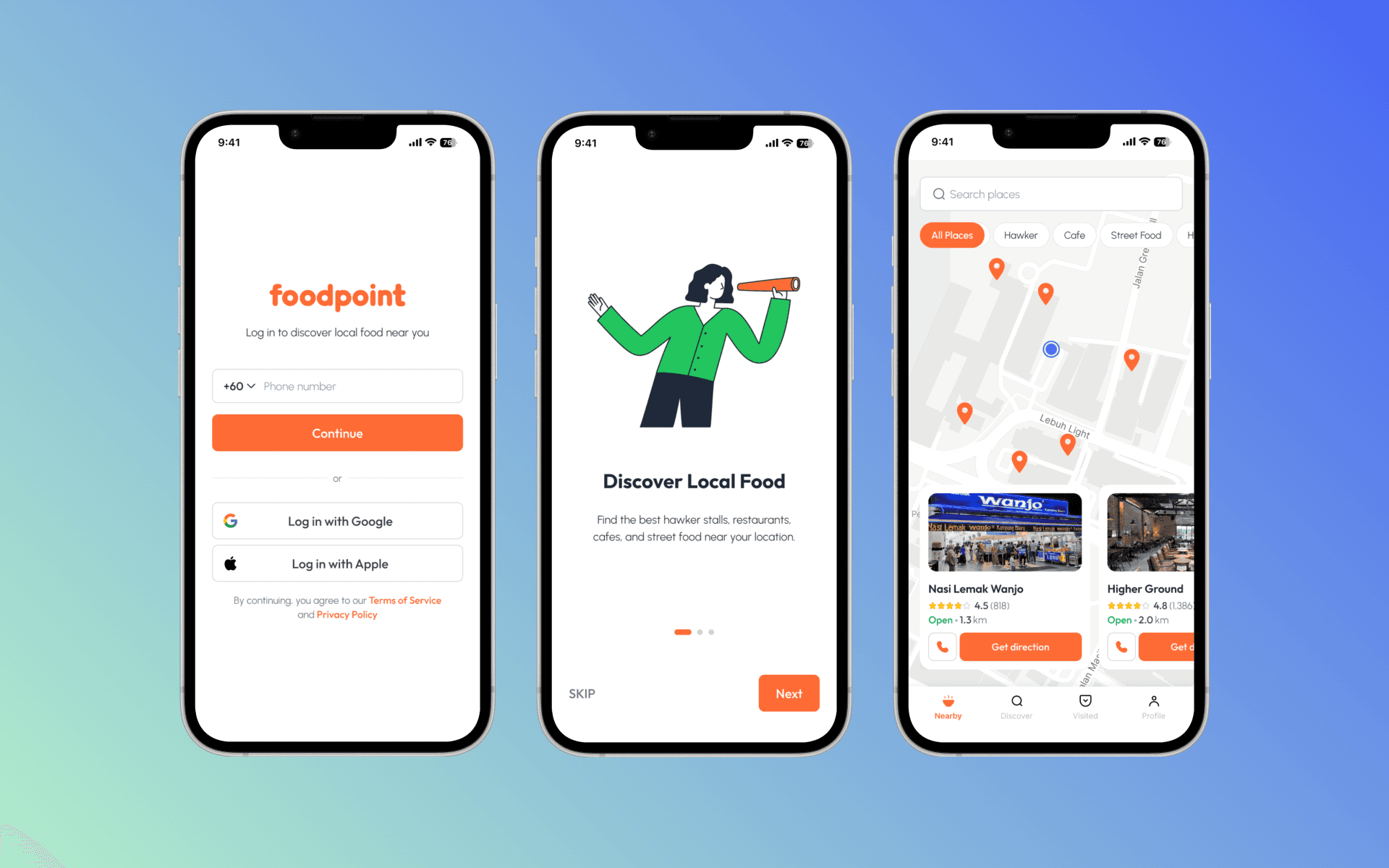 Foodpoint Mobile App - main image